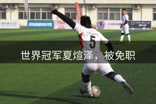 世界冠军夏煊泽，被免职